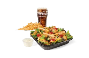 GARDEN SALAD W/ GRILLED CHICKEN COMBO